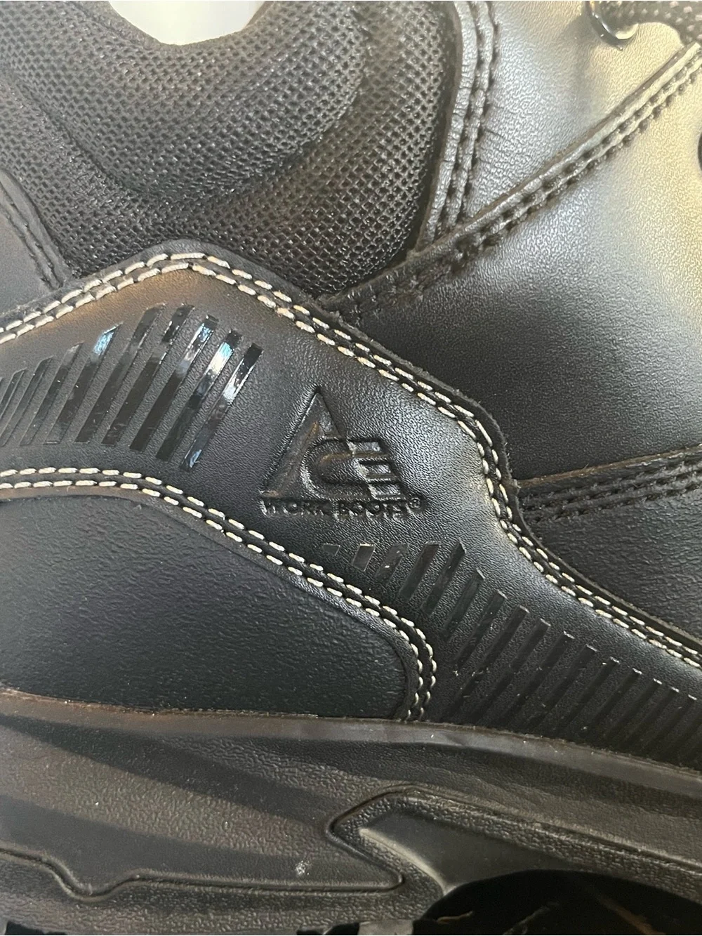 Shoes For Crews Men's Black Lace-Up Safety Boots